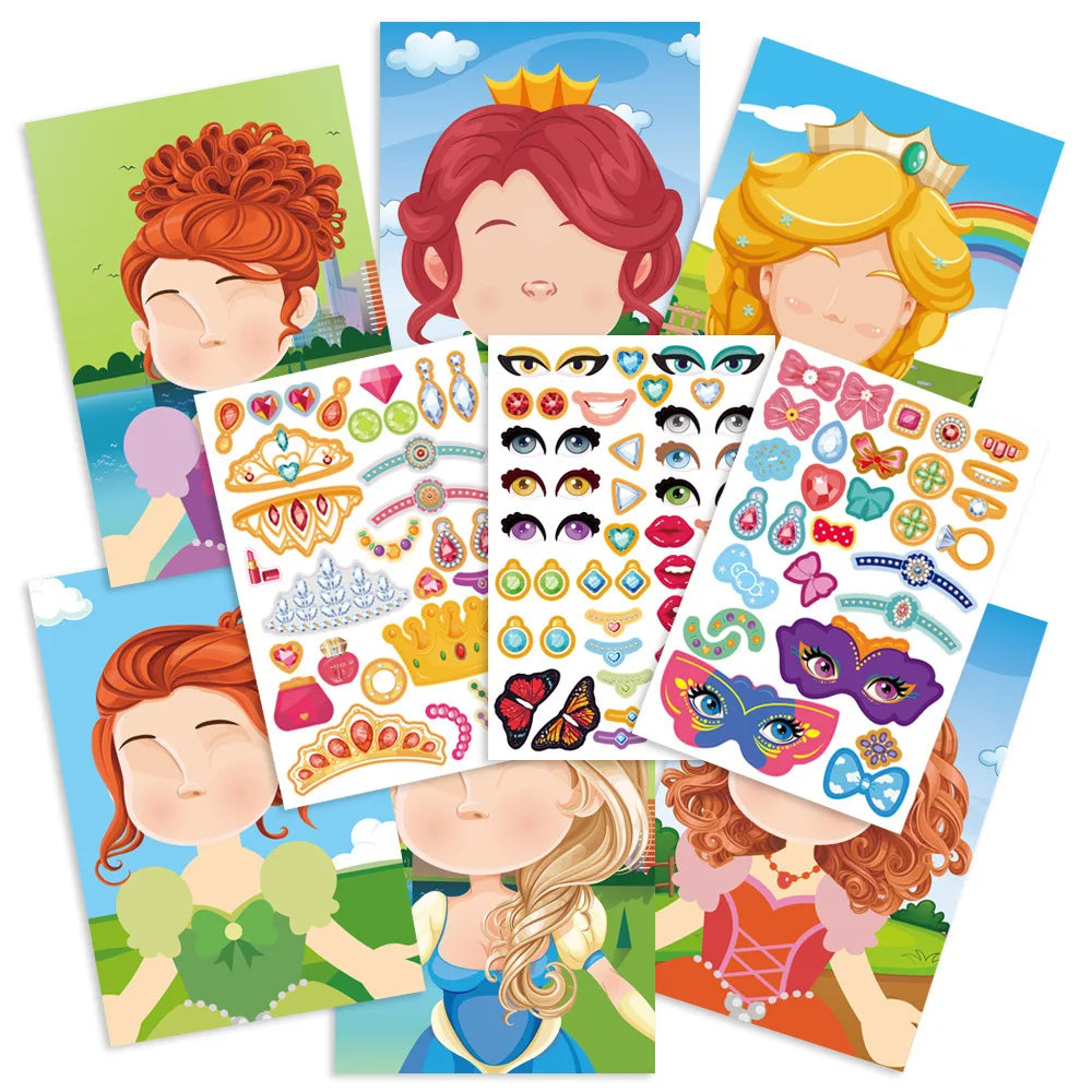 Funny Faces™ – Divertimento animale e divertimento appiccicoso – Libro di adesivi riutilizzabili