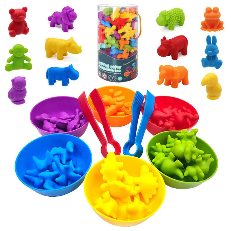Rainbow Teddy Bears Toys™ - Educativo e creativo - Orsetti contatori arcobaleno