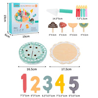 Thumbnail for TinyChef – Istruttivo e divertente – Set da cucina in legno con torta e accessori