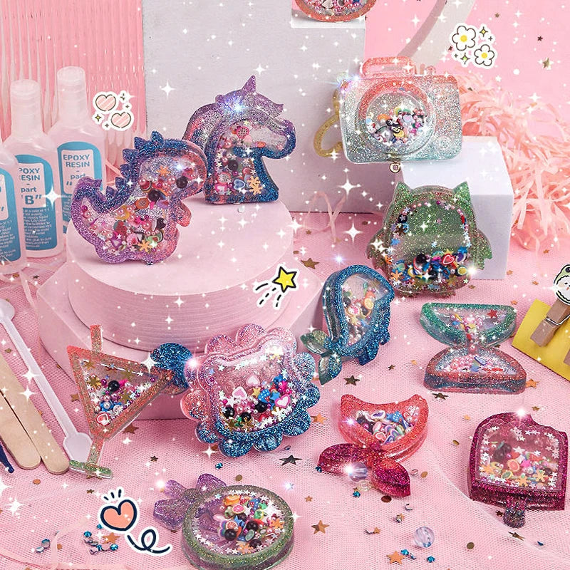 DIY Crystal Keychain Kit – Creativo e divertente – Kit fai da te per portachiavi