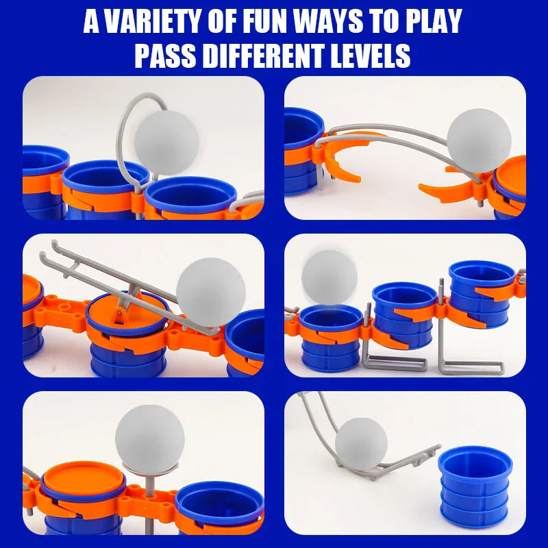 Cup Jump Ball Game – Attivo e interattivo – Gioco di società Puff Ball