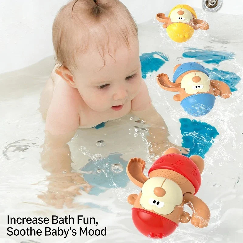Clockwork Monkey Toy – Divertimento e giochi d'acqua – Giocattolo da bagno a molla