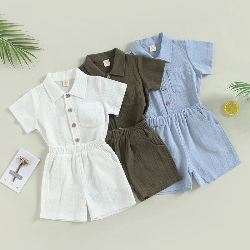 Mini Fashion™ – Resistente ed elegante – Completo da neonato in cotone