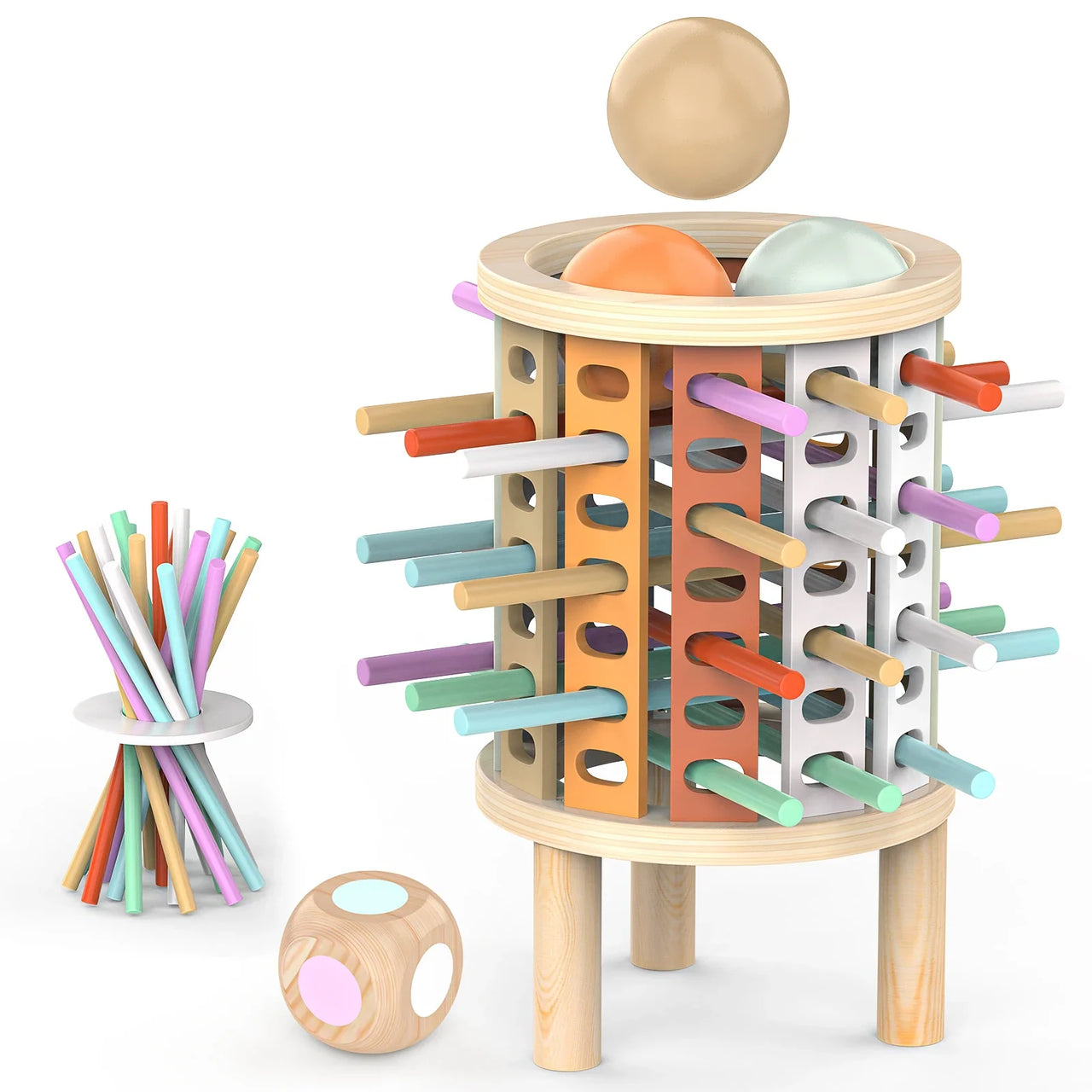 Balance Tower™ – Impilare e contare – Gioco di pensiero in legno