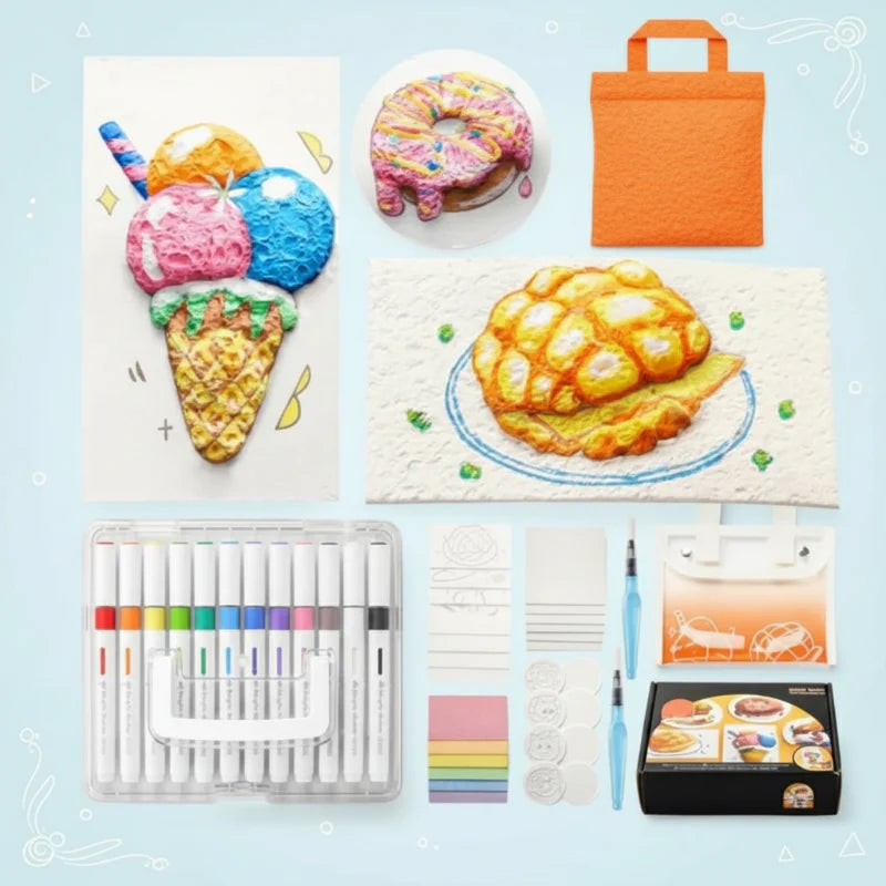 MagicFoam – Colorato e creativo – Set di pennarelli creativi