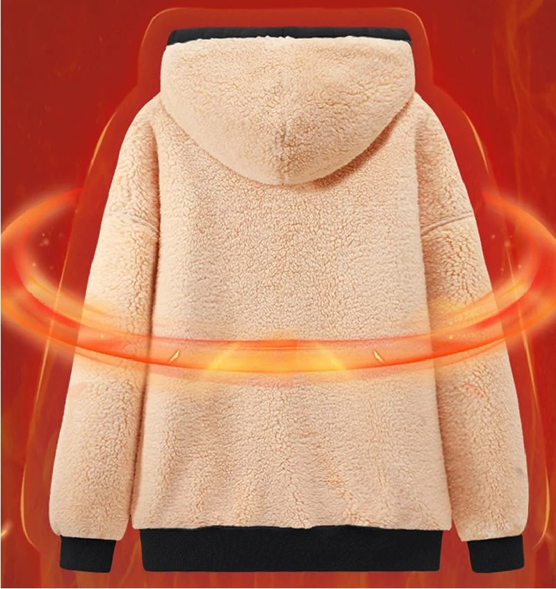 MiniFashion – Comodo e morbido – Felpa con cappuccio casual