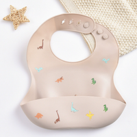 Thumbnail for Silicone Bib - Impermeabile e alla moda - Bavaglino in silicone