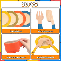 Thumbnail for Woods™ - Creativo ed educativo - Set di giochi da cucina in legno per bambini
