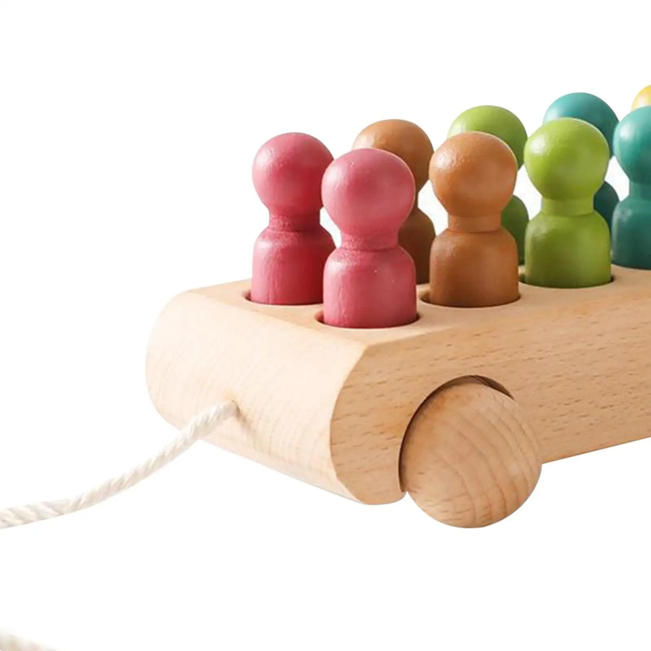 Pop & Roll – Abilità motorie e fantasia – Set di auto per bambole in legno
