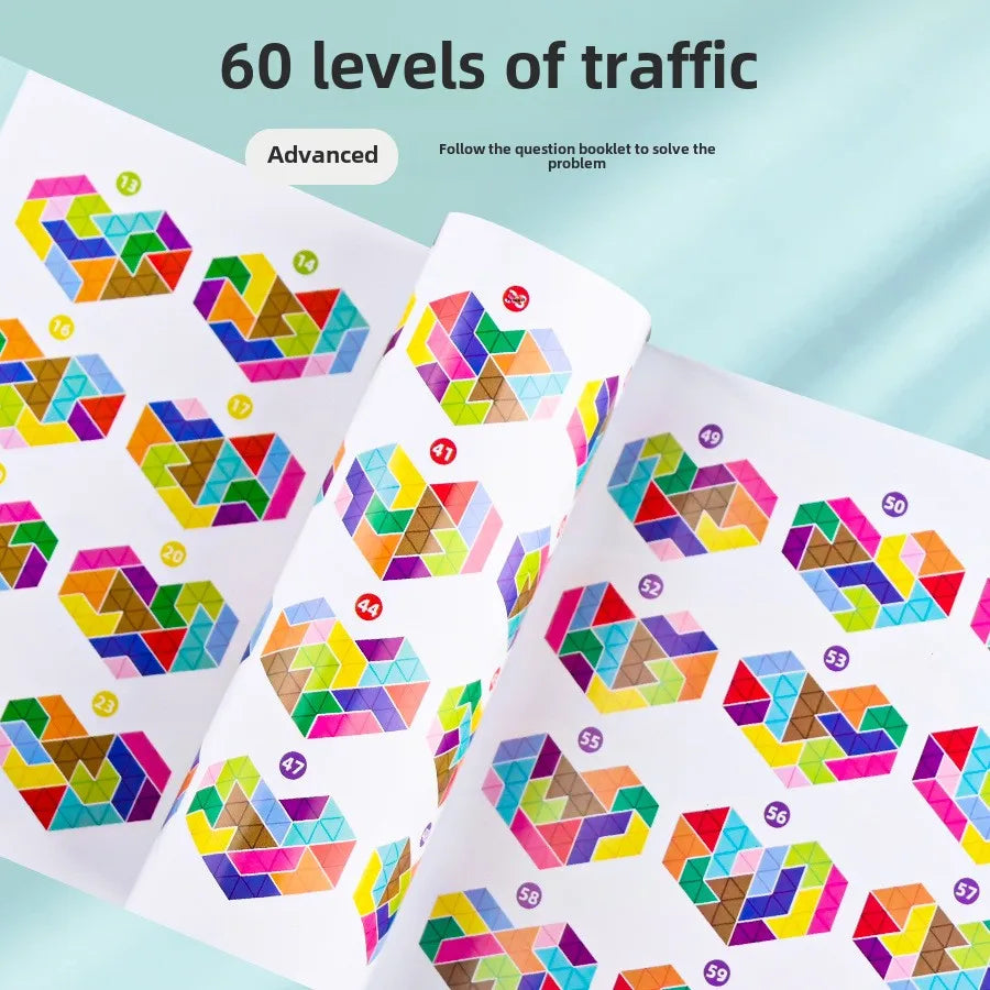 LogicStar – Creativo e istruttivo – Gioco da tavolo puzzle