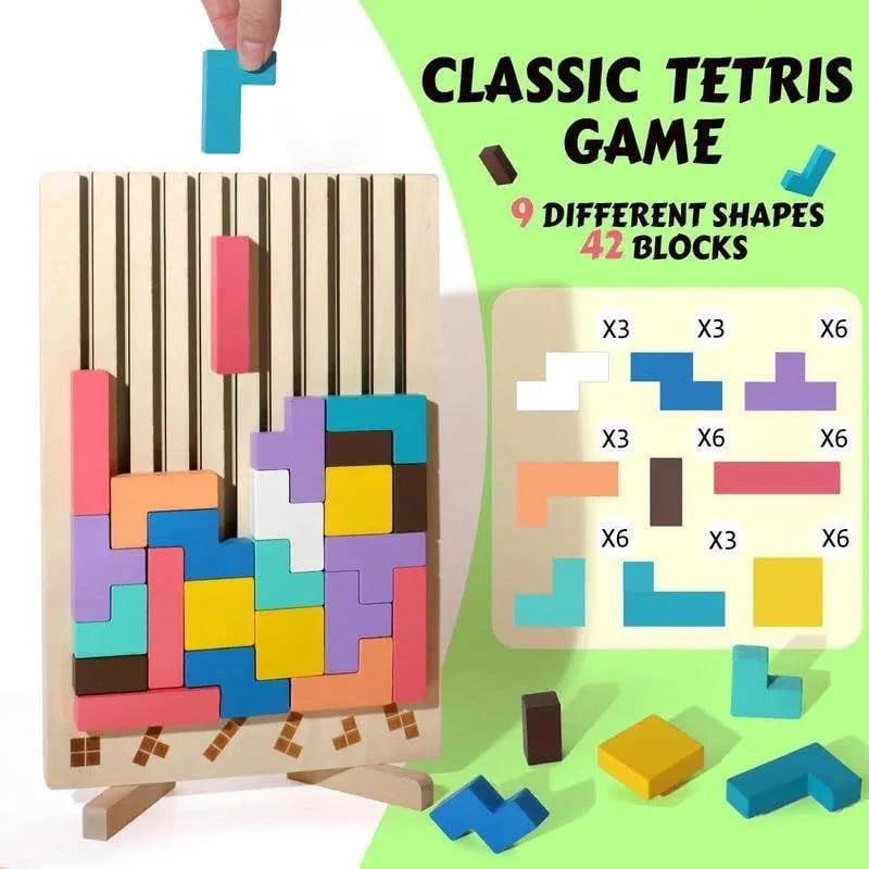 Puzzle Totem™ – Pensare e costruire – Gioco del puzzle in legno