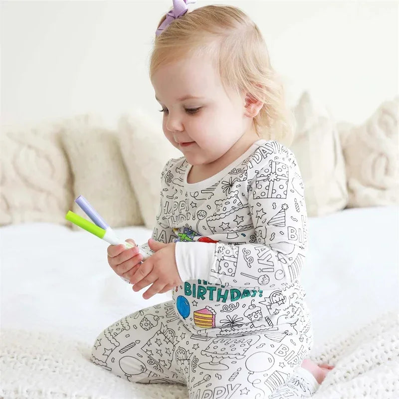 DIY Pajama Set™ – Colore e sogno – Colours Set pigiama per bambini