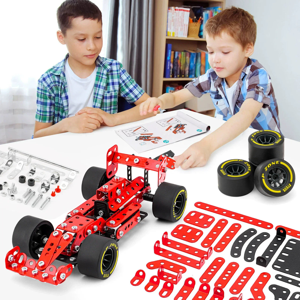 RaceBuilder – Cool & Creativo – Kit di costruzione Multi-Shape