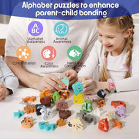 Thumbnail for ZooLetters – Giocoso ed educativo – Puzzle alfabetico con animali per bambini