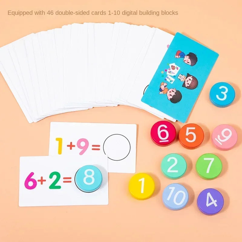 Math Tokens™ - Contare e risolvere - Schede aritmetiche per bambini