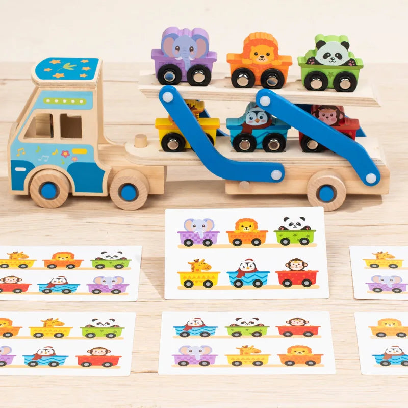CargoMatch – Creativo ed educativo – Camion in legno