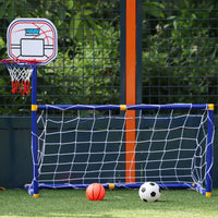 Thumbnail for Kids Ball Games - Doppio divertimento - Set di giocattoli per il calcio e il basket