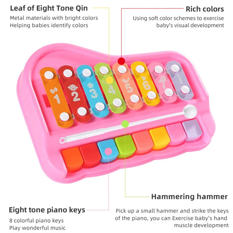 Tiny Tunes Set™ – Divertimento sonoro – Xilofono e pianoforte per bambini