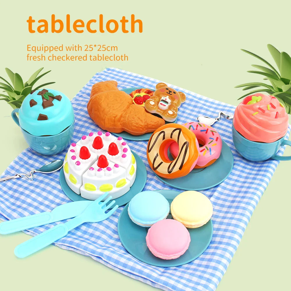 Tea Party Set – Dolce e chic – Set di giocattoli da picnic
