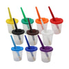 Anti-Spill Paint Cups™ - Pittura senza problemi - Tazze da pittura per bambini con coperchio e pennello