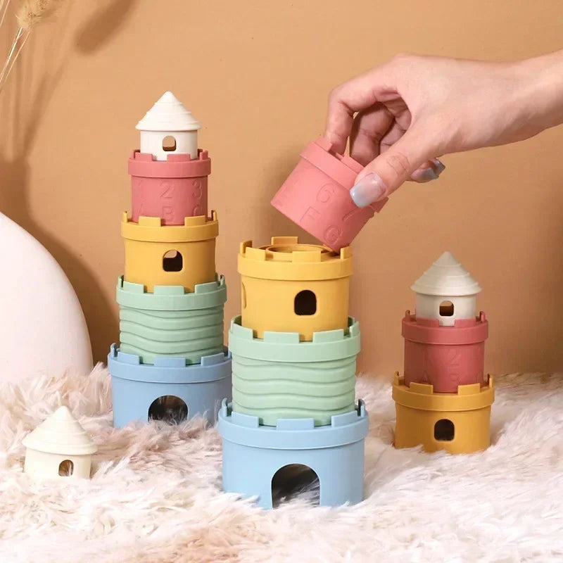 Stack & Learn™ – Divertimento intelligente nell'impilare – Torre impilabile Castello