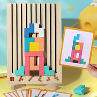 Thumbnail for Puzzle Totem™ – Pensare e costruire – Gioco del puzzle in legno