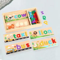 Thumbnail for AlphaPuzzle – Imparare le parole inglesi – Puzzle di ortografia in legno