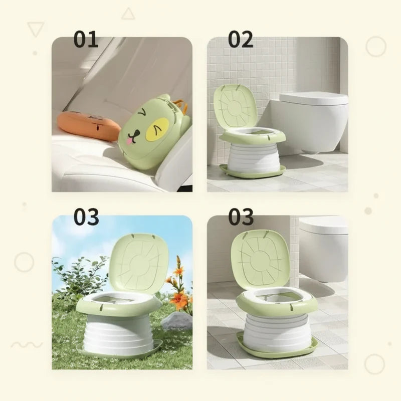 TravelPotty – Compatto e igienico – WC portatile per bambini