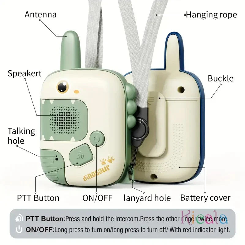 Dino Talk - Avventura e divertimento - Walkie-talkie Dino