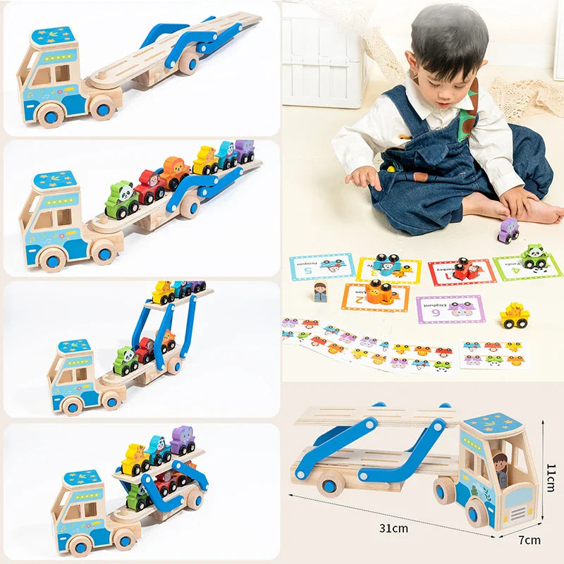 CargoMatch – Creativo ed educativo – Camion in legno
