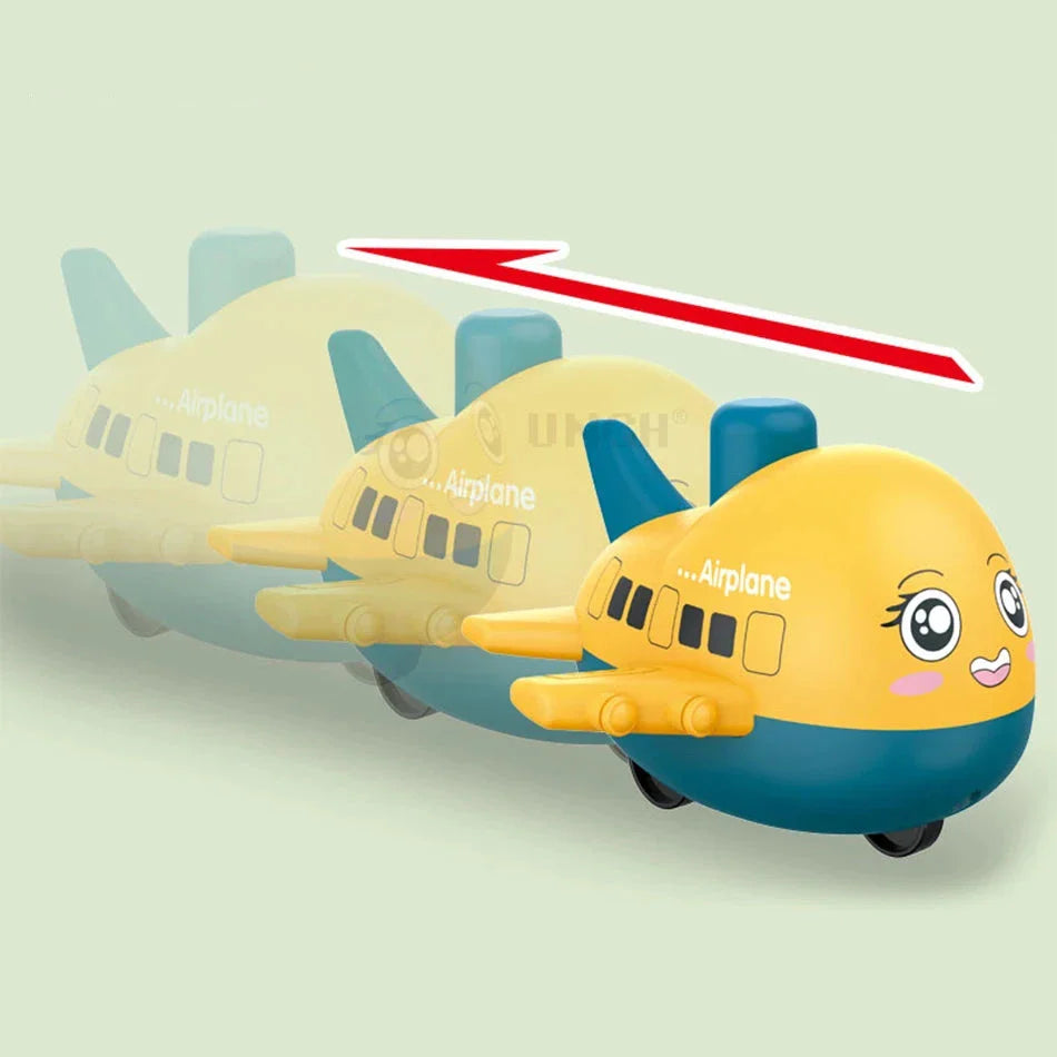 Cartoon Plane Toy™ - Press & Play - Aereo giocattolo