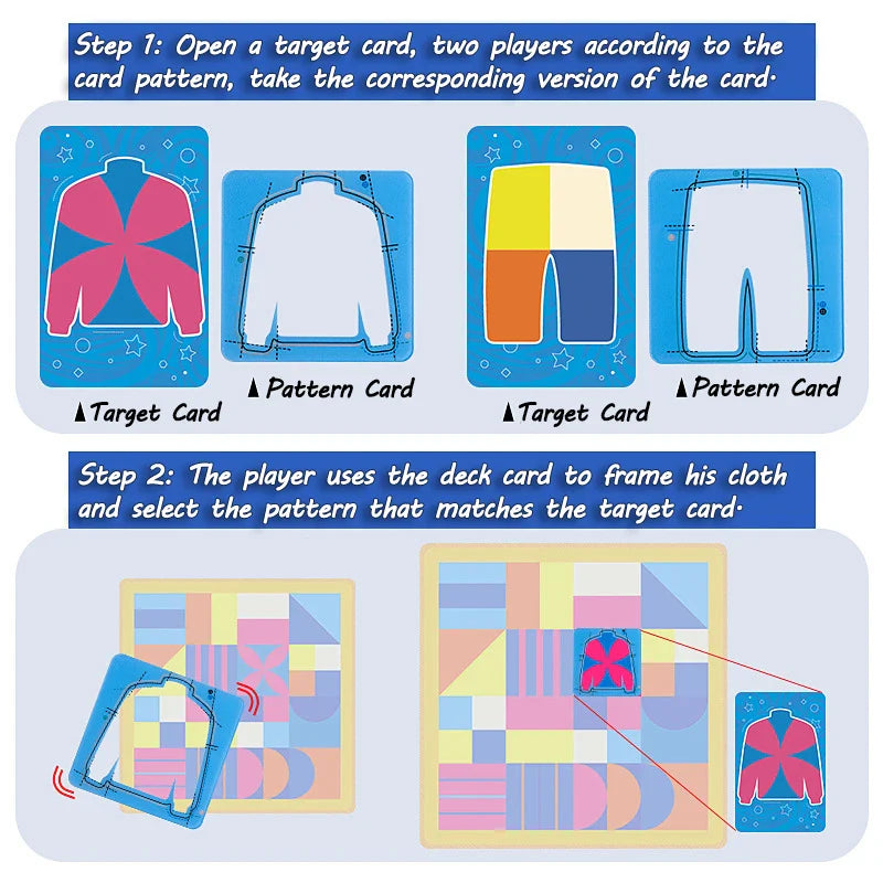 Tailor Master™ – Allenare la coordinazione occhio-mano – Gioco di carte del sarto