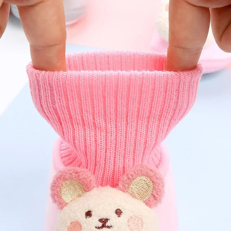 CuddleSteps – Calde e antiscivolo – Pantofole per bambini con animali