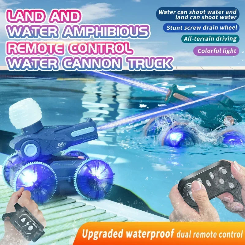 Aqua Racer™ – Doppio così duro – Auto da corsa anfibia RC