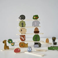 Thumbnail for Animal Stackers™ - Impilamento sottile - Animali in legno Giocattoli impilabili