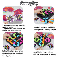 Thumbnail for Rotating Logic™ - Rompicapo coinvolgente - Gioco da tavolo Tangram