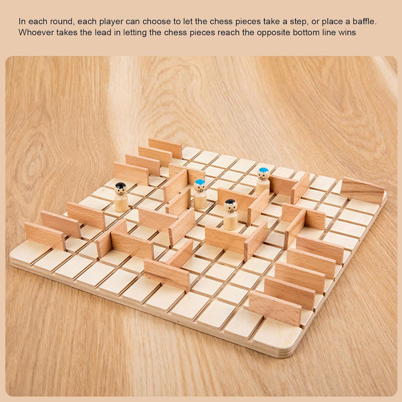 Wooden Chess Puzzle Game – Strategia e ragionamento – Gioco da tavolo