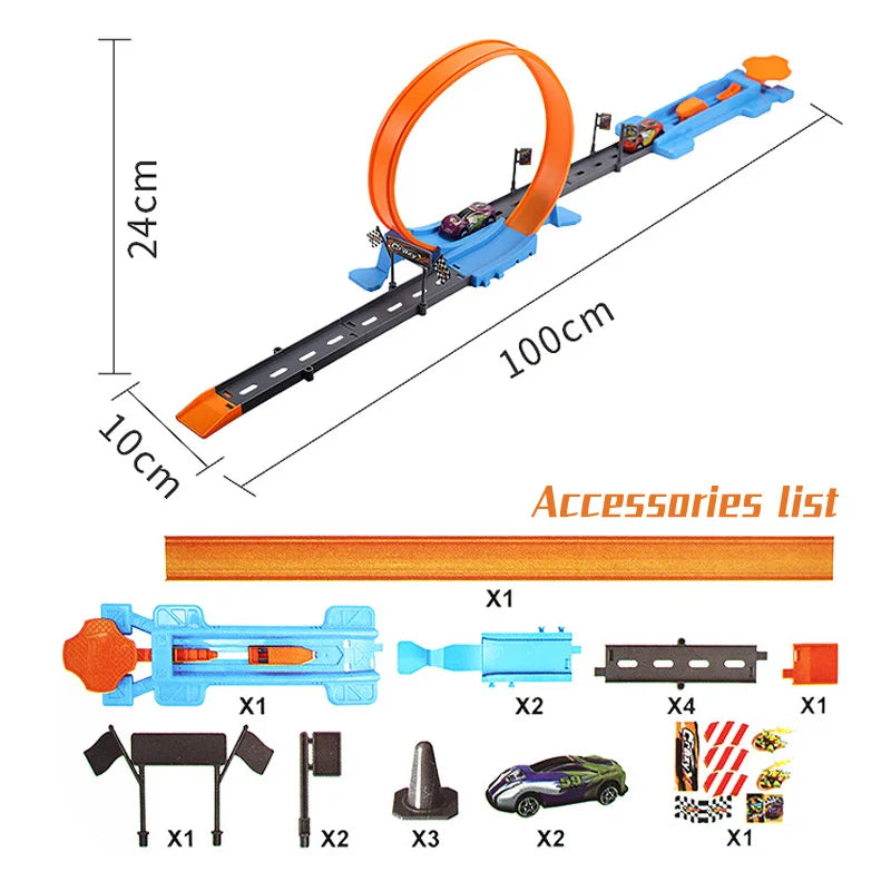Double Race Track™ - Creativo e divertente - Pista ad anello