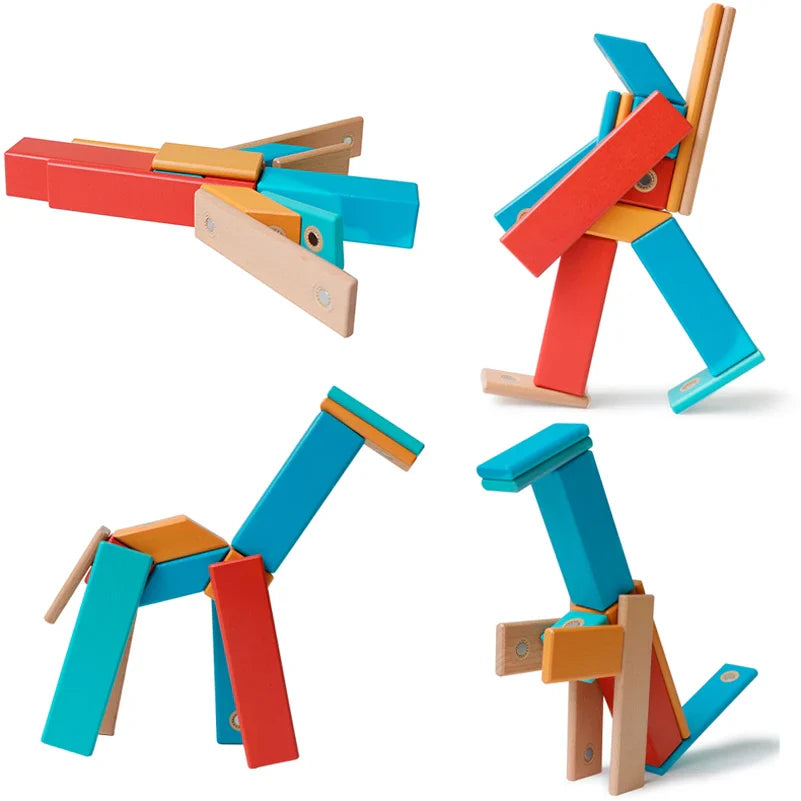 Stick & Snap™ – Magia magnetica – Giochi di costruzione magnetici