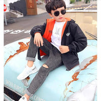 Thumbnail for Reversible Kids Jacket – Impermeabile e antivento – Giacca leggera