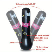 Thumbnail for BopBag – Divertente e attivo – Sacco da boxe gonfiabile con guantoni