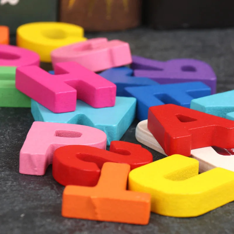 AlphaBlocks – Legno ed educativo – Puzzle con lettere 3D