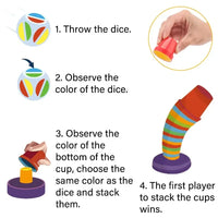 Thumbnail for Color Cups™ - Impilamento intelligente - Set di tazze impilabili