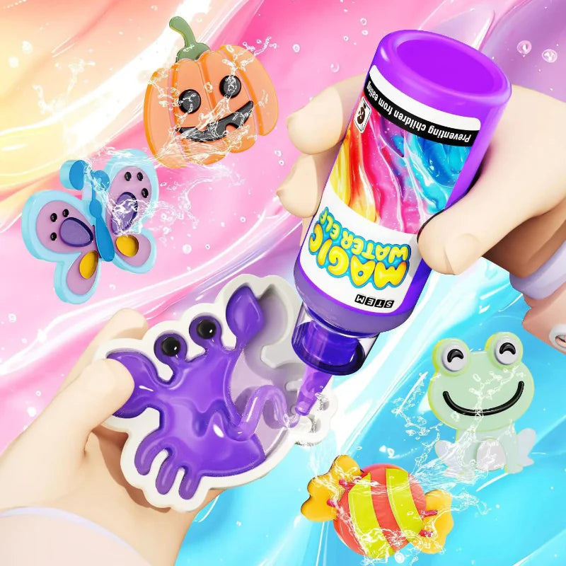 Magic Gel Water Beads – Creativo e sensoriale – Set di giochi per modellare l'acqua