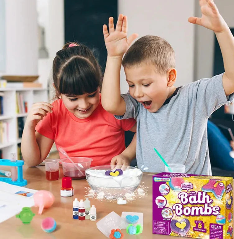 BathBombs – Colorato e istruttivo – Set fai da te per palline effervescenti da bagno
