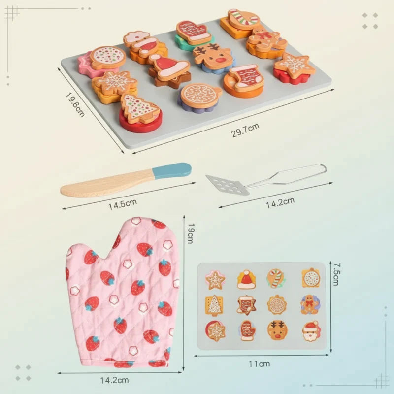 TinyKitchen – Creativo e divertente – Gioco di smistamento biscotti in legno
