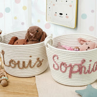 Thumbnail for CuddleBasket – Carino e personale – Cestino per pannolini personalizzato