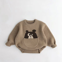 Thumbnail for Mini Fashion™ - Fantasia animale con marsupio - Maglione per bambini