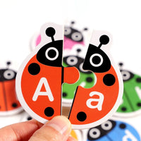Thumbnail for Wooden Letter Matching Game – Apprendimento e gioco – Puzzle dell'alfabeto