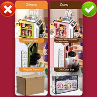 Thumbnail for Supermarket Set™ - Divertimento per la casa - Registratore di cassa giocattolo